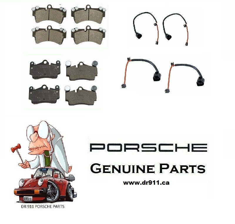 Porsche Panamera Complete Set of Front & Rear Disc Brake Pads w