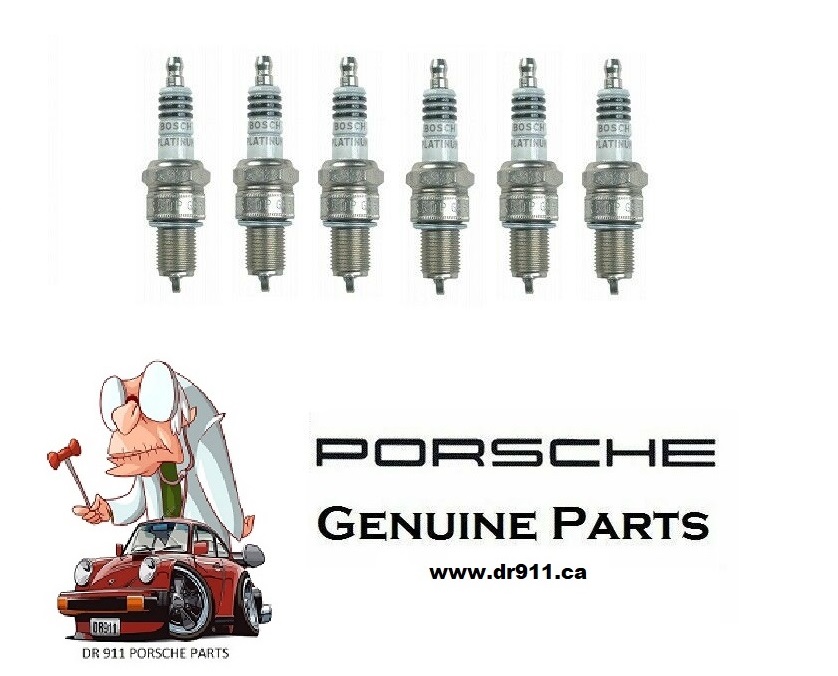 Porsche 911 Bosch Spark Plugs 7992 7992 Set of 6