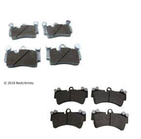 For Rear & Front Disc Brake Pad Set KIT Bosch for Porsche Cayenne GTS S 03-10 