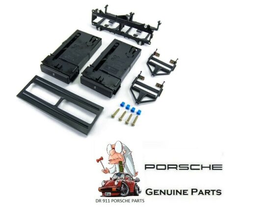 Porsche-911-986-Boxster-Cup-Holder-Kit-AC-HVAC-Trim-Bezel-Kit-Retrofit-GENUINE-283774609090-2