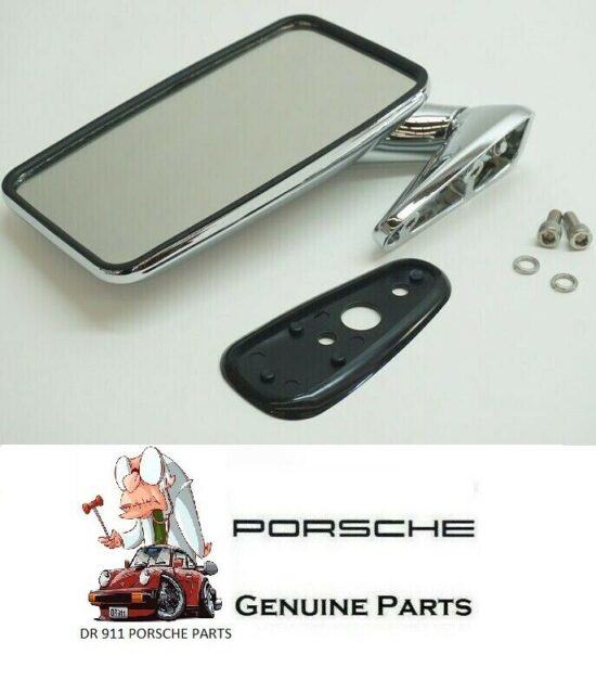 Porsche-Genuine-911-Flag-Mirror-Chrome-Left-91173101310-911-731-013-10-283383051810