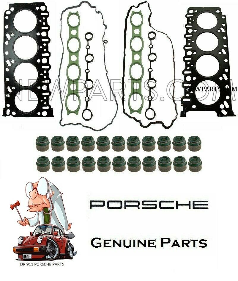 For Porsche Cayenne S 03-06 OEM Cylinder Head Gasket+Valve Cover Gaskets KIT  – DR911 Parts