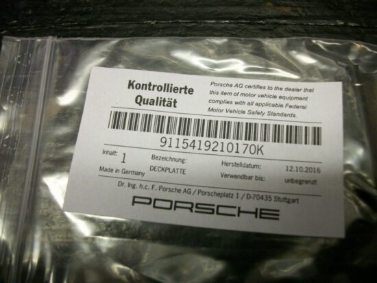 Porsche-911-912-930-Windshield-Moulding-Black-left-right-plus-2-joints-Genuine-284188441107-6